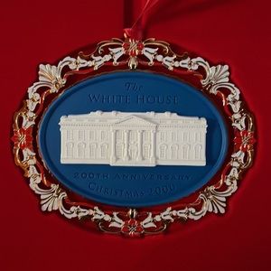 White House Christmas Ornament 2000